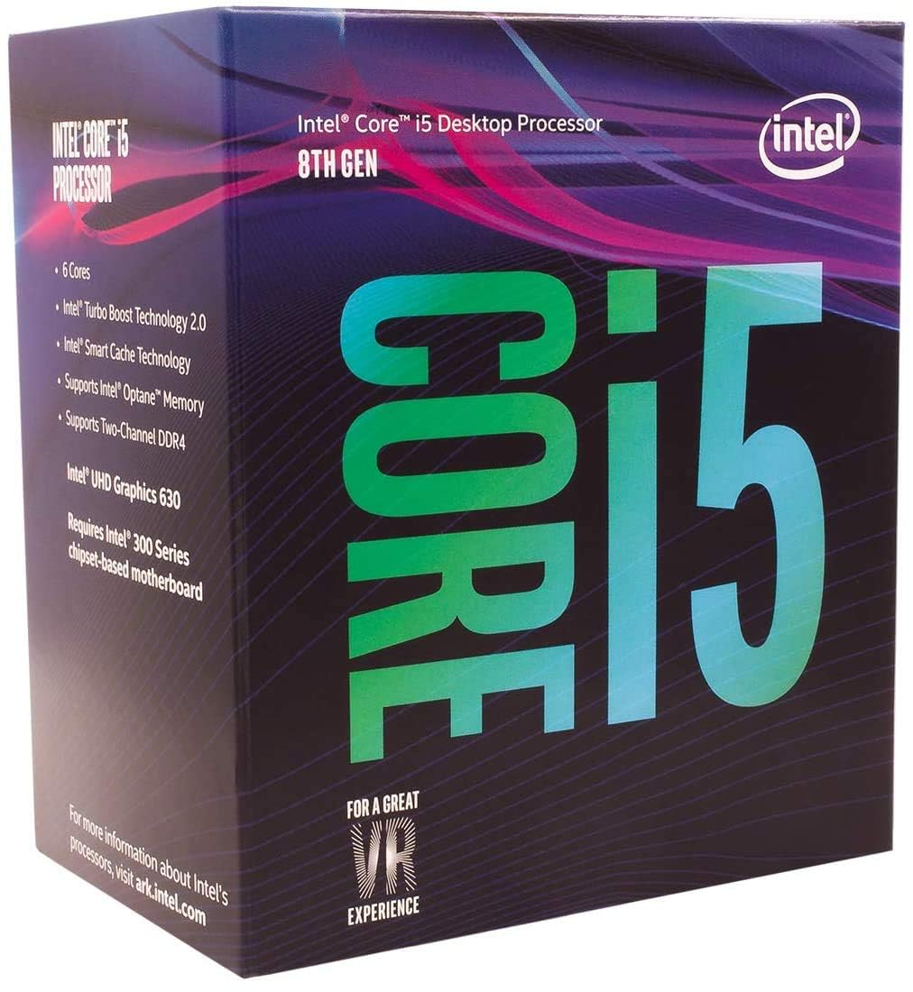 CPU core i5 i7 5個セット② Intel Core i5-8400 Processor 2.8GHz Box 9MB Smart Cache